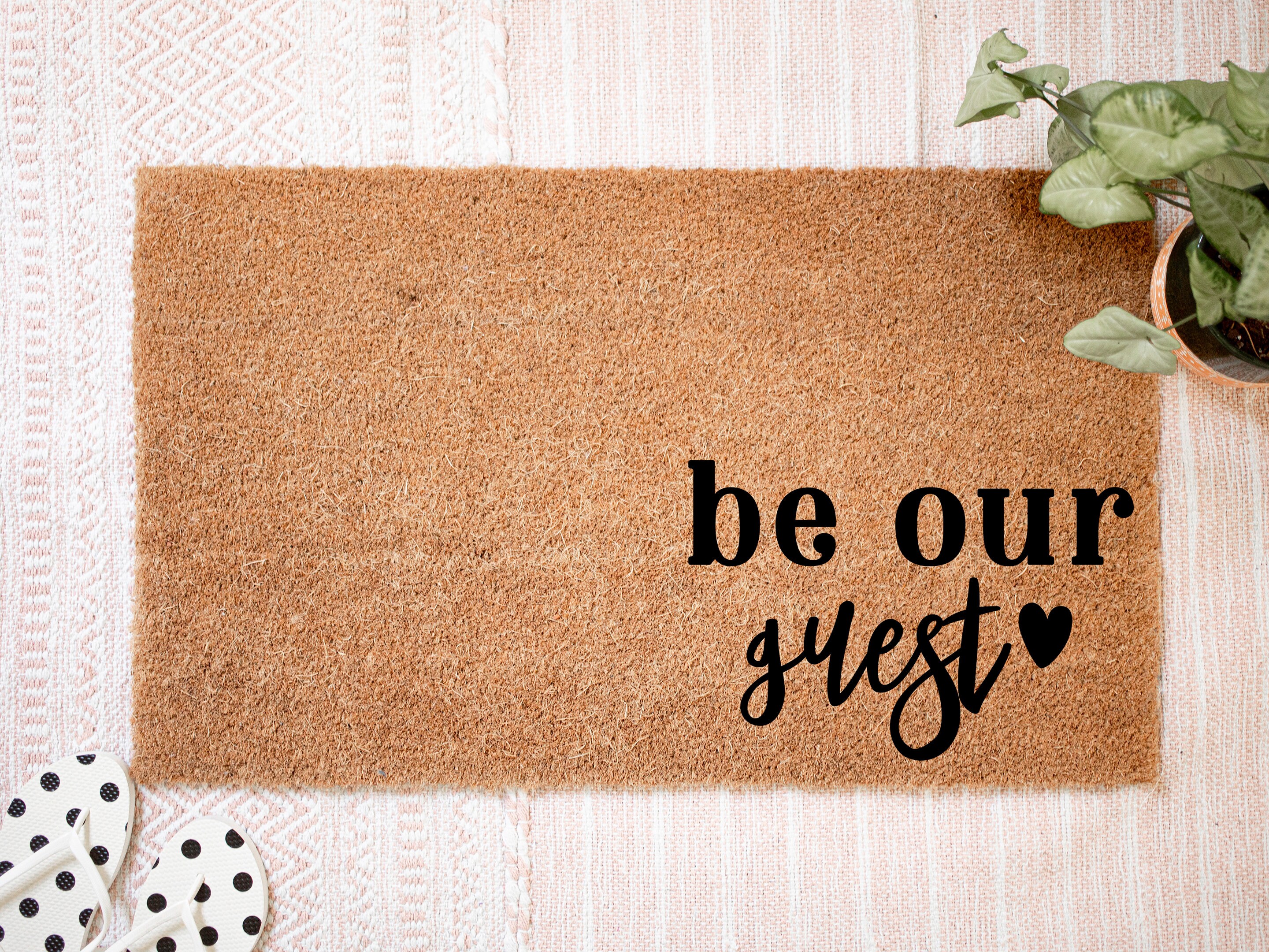 Be Our Guest Doormat Be Our Guest Welcome Mat Welcome - Etsy Australia