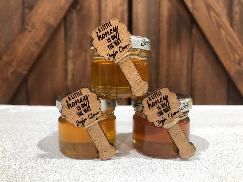 DIY Baby Shower Favor Kit Honey Jar Baby Shower Favor Etsy