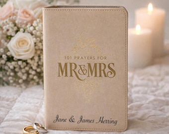 Christian Wedding Gift for Couple, 101 Prayers for Mr and Mrs Prayer Book
