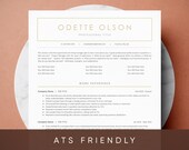ATS Friendly Resume Template: Modern Design for Word & Google Docs (Download)