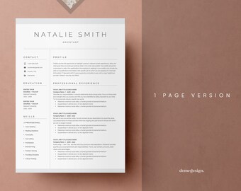 Resume Template Resume Template Word Modern Resume Template  