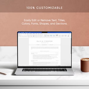 ATS Friendly Resume Template for Microsoft Word and Google Docs, Cover Letter and References, Resume Template Instant Download, CV Template
