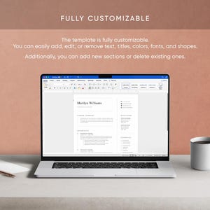 Resume Template, Resume Template Word, Executive Resume Template, Finance Resume, CV Template, Resume with Cover Letter, Professional Resume