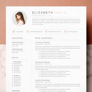 Executive Resume Template: Cover Letter & References (Google Docs, Word, Pages)