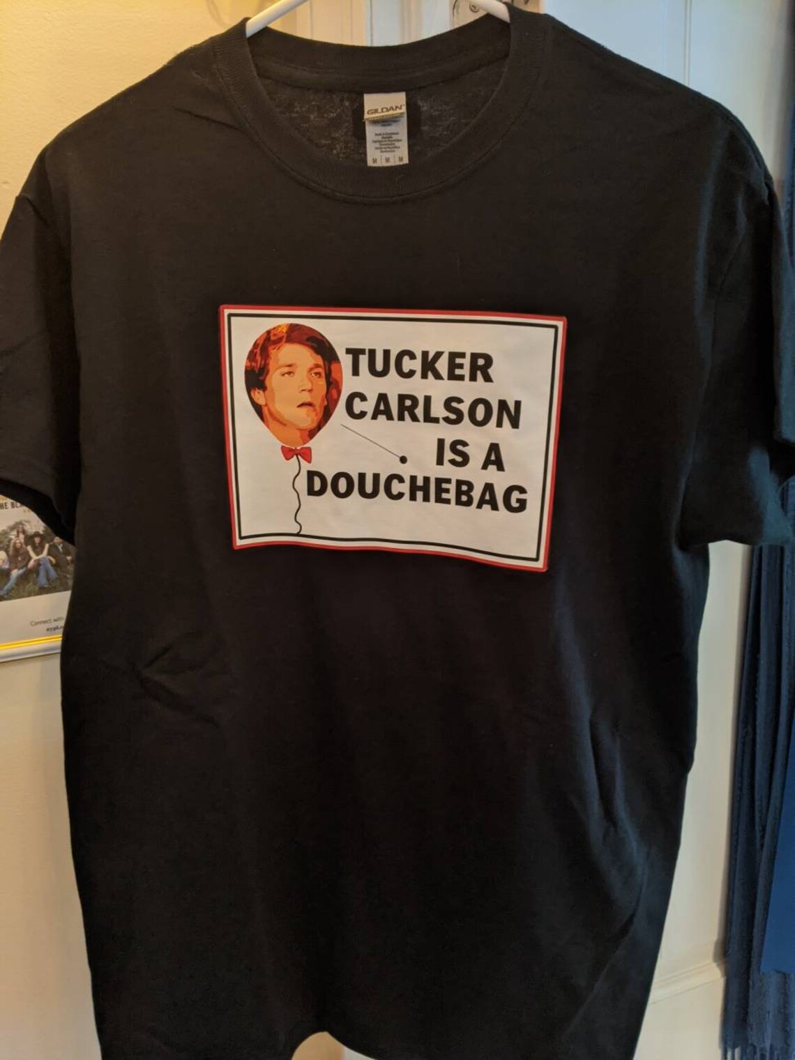 Tucker Carlson is a Douchebag Tshirt Version 1 Etsy