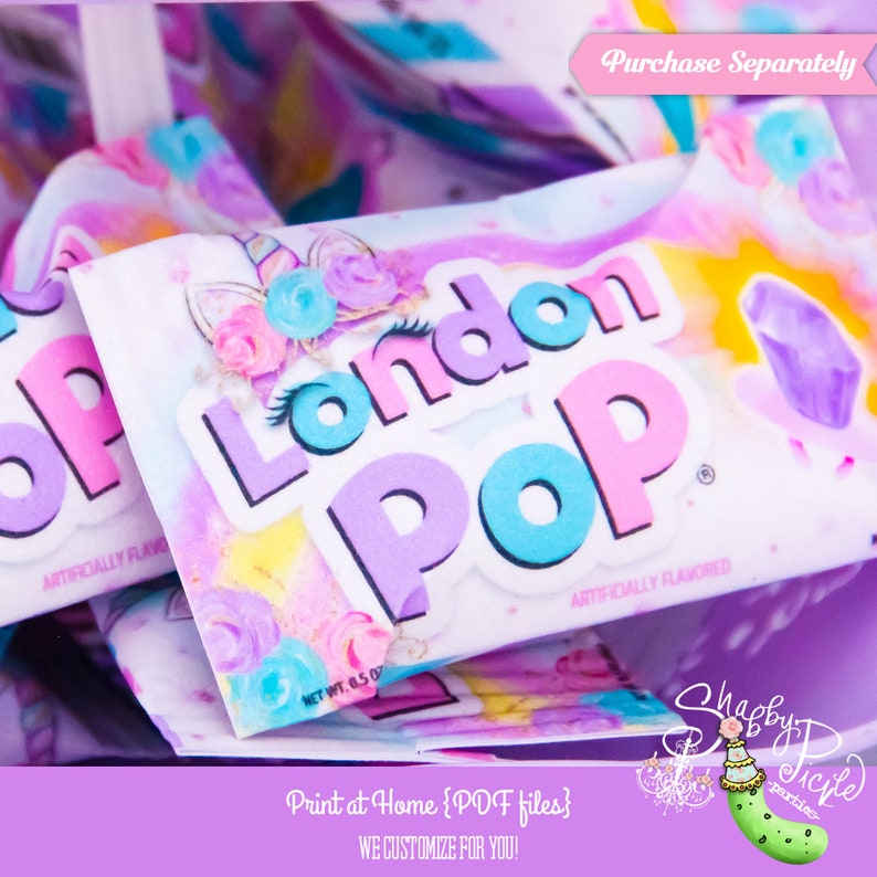 Download Unicorn Lashes-Airhead Candy Wrapper-Party Favor-Birthday ...