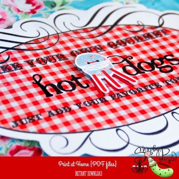 Vintage Bbq Signs Poster Decorations Party Etsy