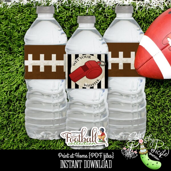Water Bottle Referee Football - Etsy