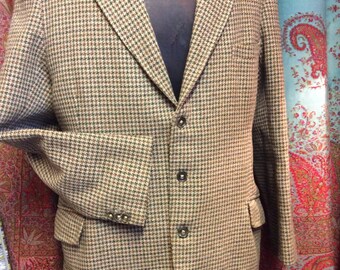 Classic vintage tweed riding jacket
