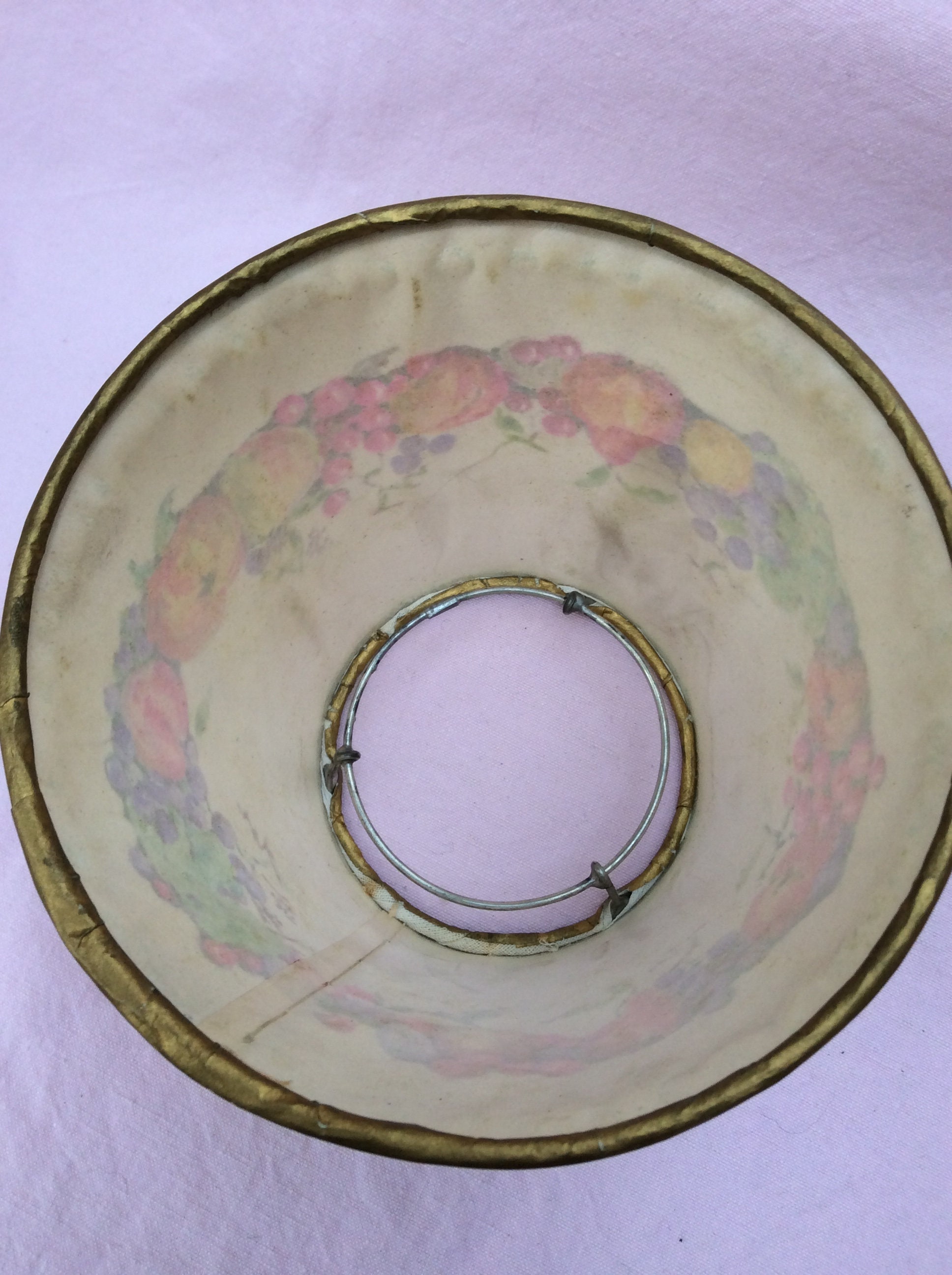 Vintage Parchment Lamp Shades Etsy UK