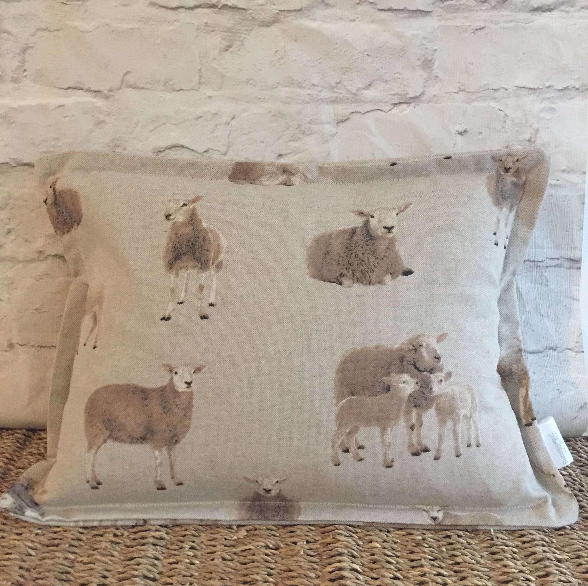 Sheep lamb cotton cushion cover Etsy