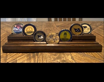 12inch Double Decker Challenge Coin Display Holds 24 Coins
