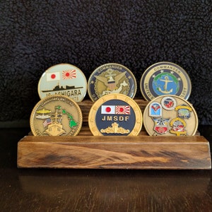 Double Decker Challenge Coin Display  **Ships quick**