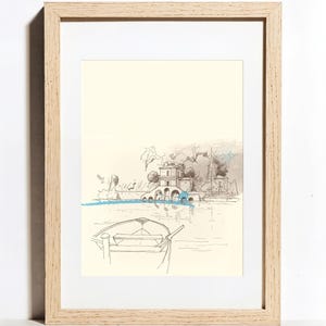 TRANSFIGURATIONS Lake Scanno 30 x 40 cm - Print on 200g Matte Archival Paper | Abruzzo image 4