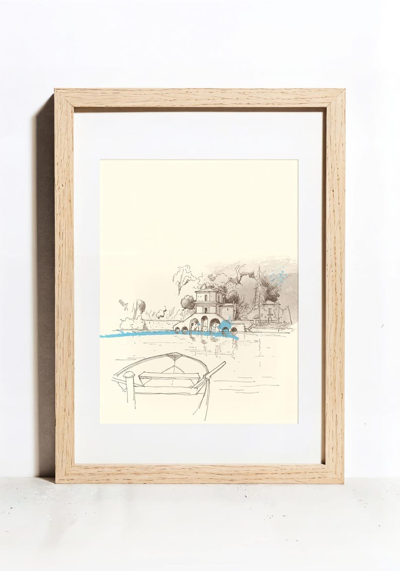 TRANSFIGURATIONS Lake Scanno 30 x 40 cm - Print on 200g Matte Archival Paper | Abruzzo image 4
