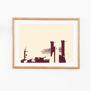 MEMORIES Caldora Castle in Pacentro 40 x 30 cm - Print on 200g Matte Archival Paper | Abruzzo image 2