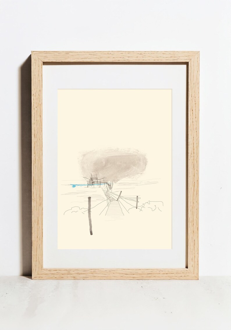 TRASFIGURAZIONI Costa dei trabocchi 30x40 cm - Stampa su Carta Archivio Matte 200g | Abruzzo Bild 2