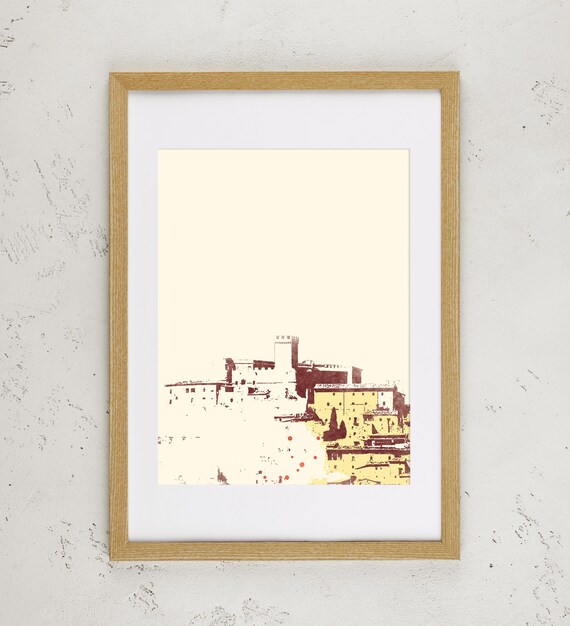 MEMORIE Capestrano 30x40 cm - Stampa su Carta Archivio Matte 200g | Abruzzo