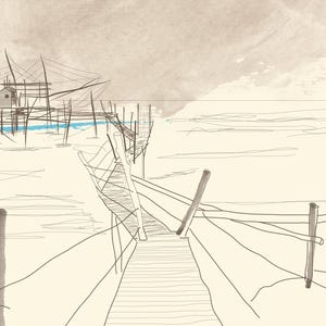 TRASFIGURAZIONI Costa dei trabocchi 30x40 cm - Stampa su Carta Archivio Matte 200g | Abruzzo Bild 5
