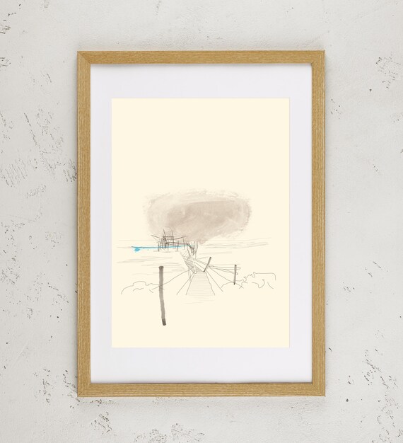 TRASFIGURAZIONI Costa dei trabocchi 30x40 cm - Stampa su Carta Archivio Matte 200g | Abruzzo