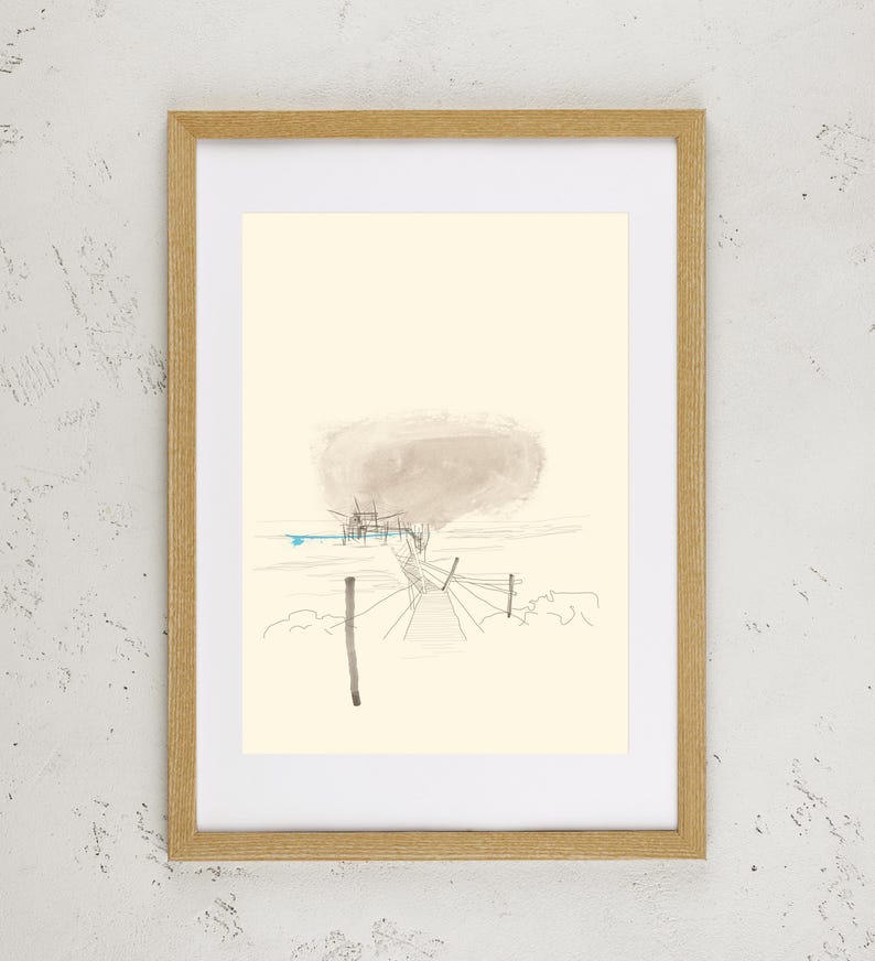 TRASFIGURAZIONI Costa dei trabocchi 30x40 cm - Stampa su Carta Archivio Matte 200g | Abruzzo Bild 1
