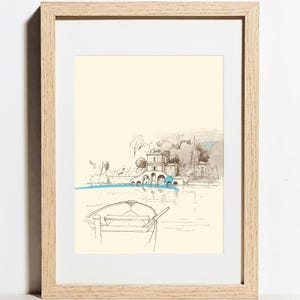 TRANSFIGURATIONS Lake Scanno 30 x 40 cm - Print on 200g Matte Archival Paper | Abruzzo image 5