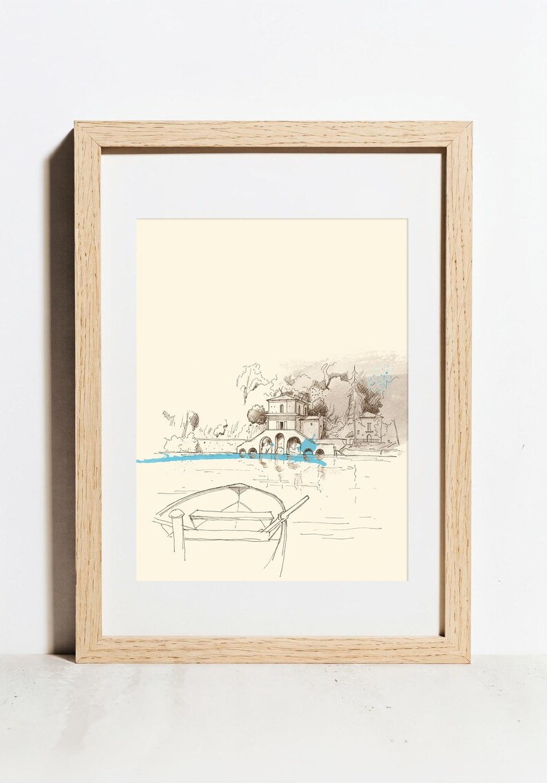 TRANSFIGURATIONS Lake Scanno 30 x 40 cm - Print on 200g Matte Archival Paper | Abruzzo image 5