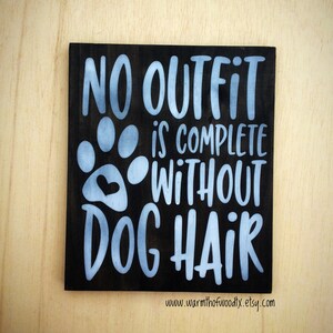 Birthday Gift for Her, Dog Hair Don/'t Care Dog Sign for Home Dog Owner Gift Dog Mom Christmas Gifts for Sister Dog Lover Funny Gift