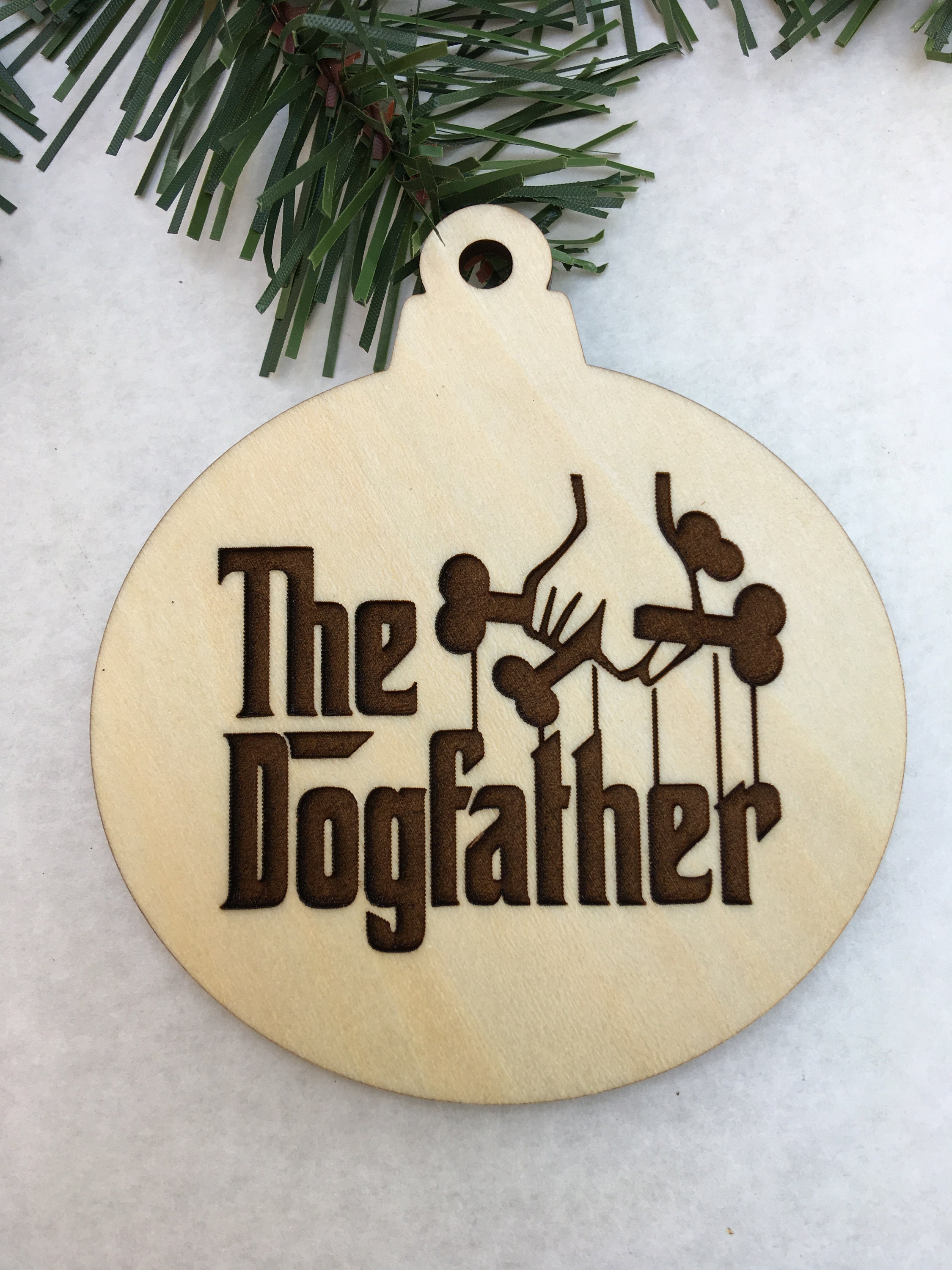 Christmas Gifts Dog Dad Acrylic Ornaments Dog Ornament