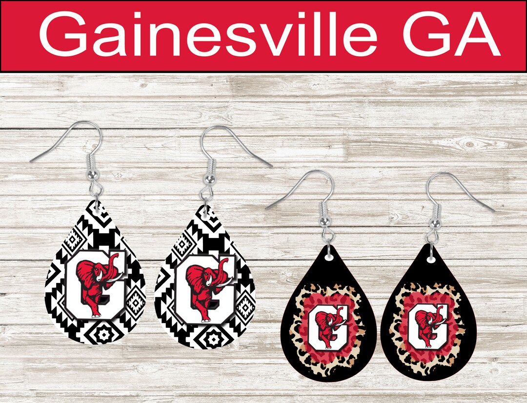 Gainesville Red Elephant Pride Gainesville Ga Elephant Etsy