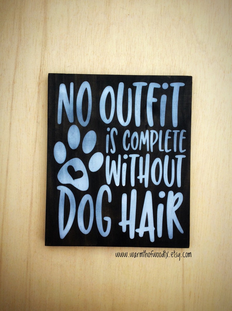 Birthday Gift for Her, Dog Hair Don/'t Care Dog Sign for Home Dog Owner Gift Dog Mom Christmas Gifts for Sister Dog Lover Funny Gift