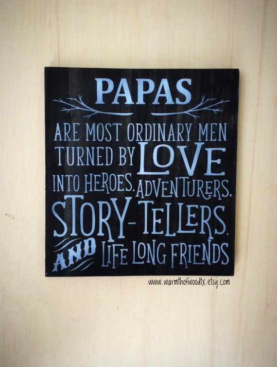 Download Grandpa Sign Papa Superhero Wood Signs Sayings Personalized Etsy