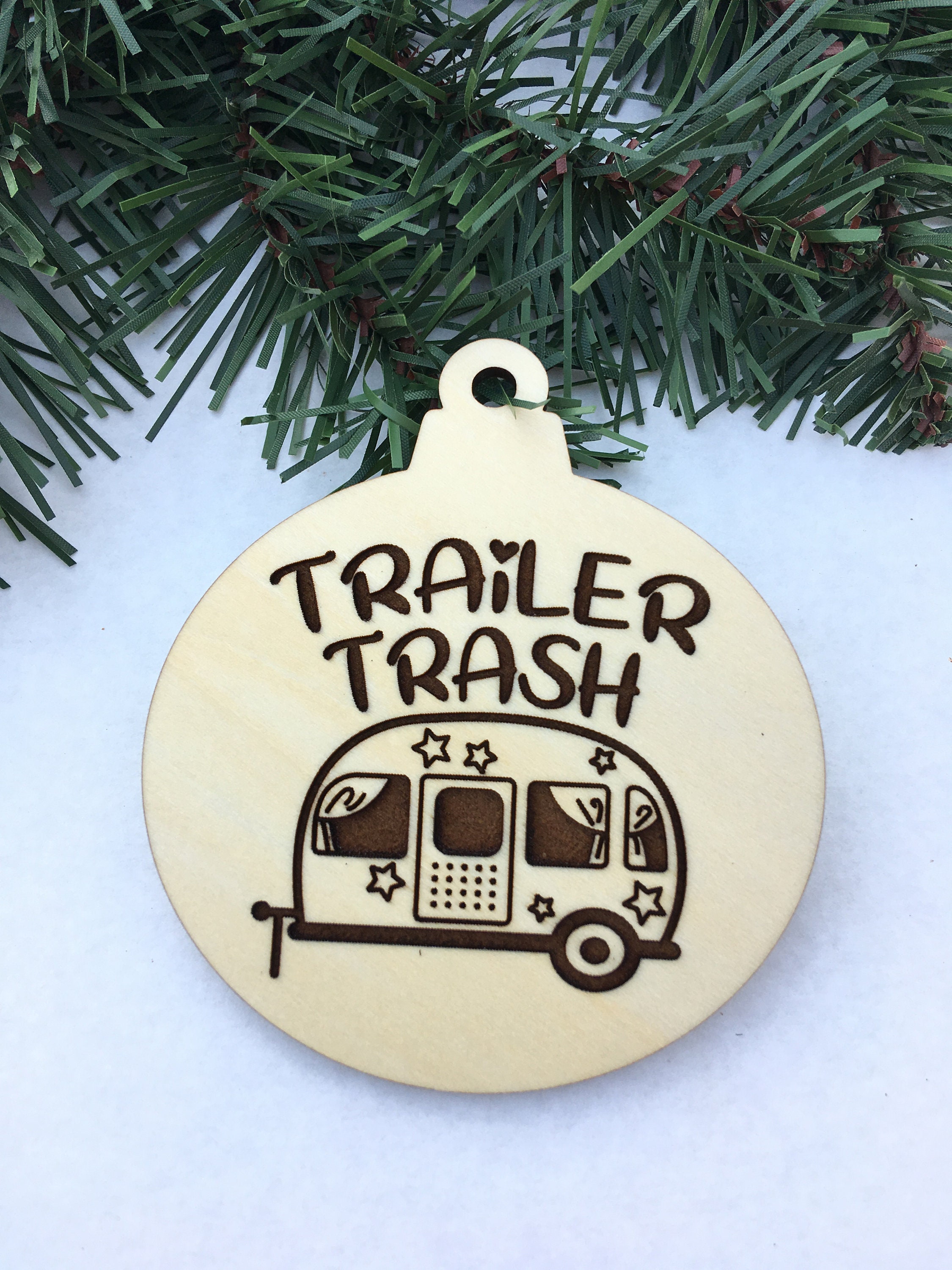 Christmas Trailers 2022 Trailer Trash Camper Ornament Camper Decor Funny Christmas | Etsy Singapore