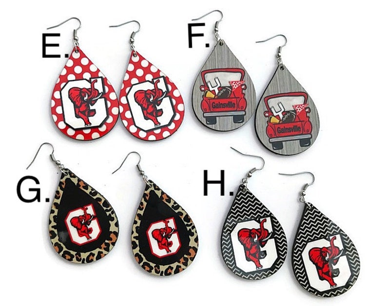 Gainesville Red Elephant Pride Gainesville Ga Elephant Etsy