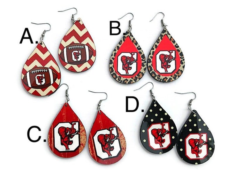 Gainesville Red Elephant Pride Gainesville Ga Elephant Etsy