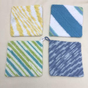 Crochet Hotpad Mats for Kitchen, Crochet Potholder, Crochet Trivet, Table Mat