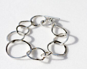 Handgefertigtes Armband aus Silber 925