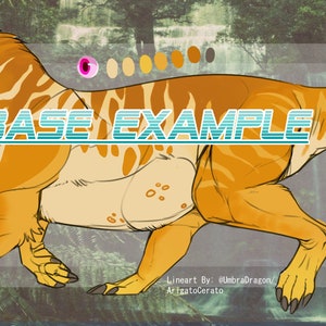 Gorgonopsid Adopt/Character Base image 2
