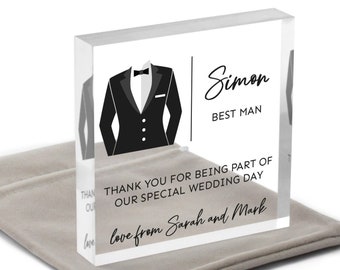 Best Man Gift, Groomsman Gift, Gift for Page Boy, Usher Gifts, Father Of The Groom, Gift From Groom, Wedding Party Gift, With Grey Bag