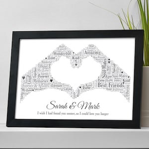 Valentines Gifts for Her Him - Personalised I Love You Gifts - Valentines Gifts for Girlfriend Wife - Valentines Gift for Boyfriend Husband