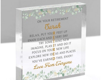 Retirement Gifts For Women, Happy Retirement Gift, Leaving Work, Retirement Her, NHS Nurse Retirement, Retired Gifts, With Grey Bag