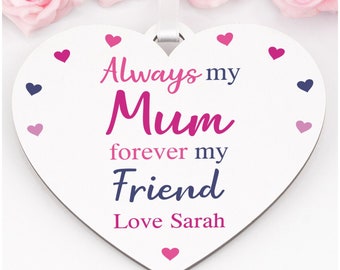 Christmas Mum Auntie Best Friends Mothers Day Gifts for Mum Red Rose Keepsake Gifts for Birthday Granny PERSONALISED Stronger Beautiful Loved Gifts for Mummy Mom Her Nanny