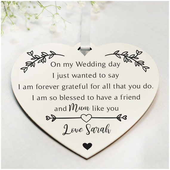 mother of the bride plaque