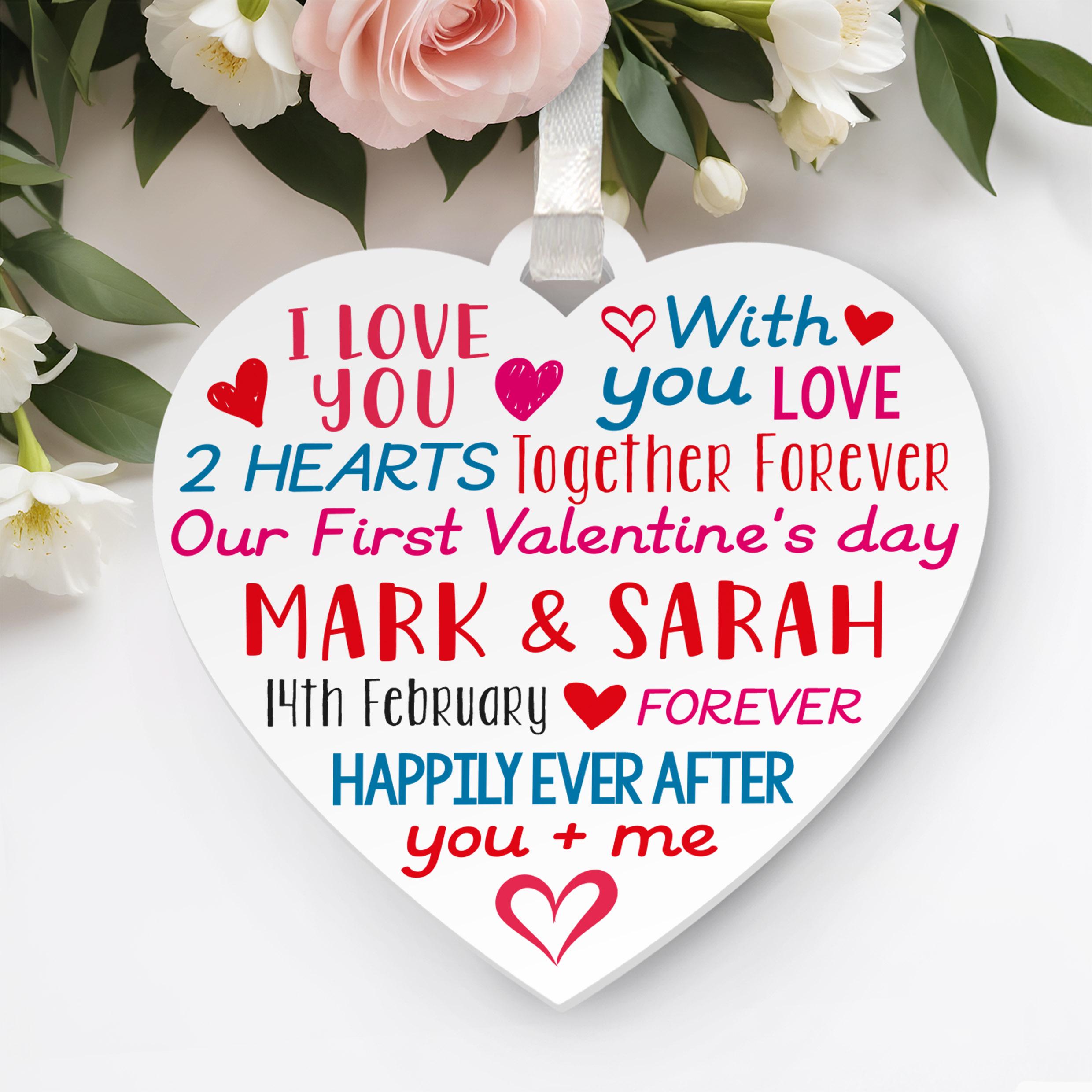 Personalised Acrylic Our First Valentines Day 2026 Plaque - 1st Valentines  as Girlfriend Boyfriend - Valentines Gifts Boyfriend Girlfriend - Etsy, image size:2480x2480