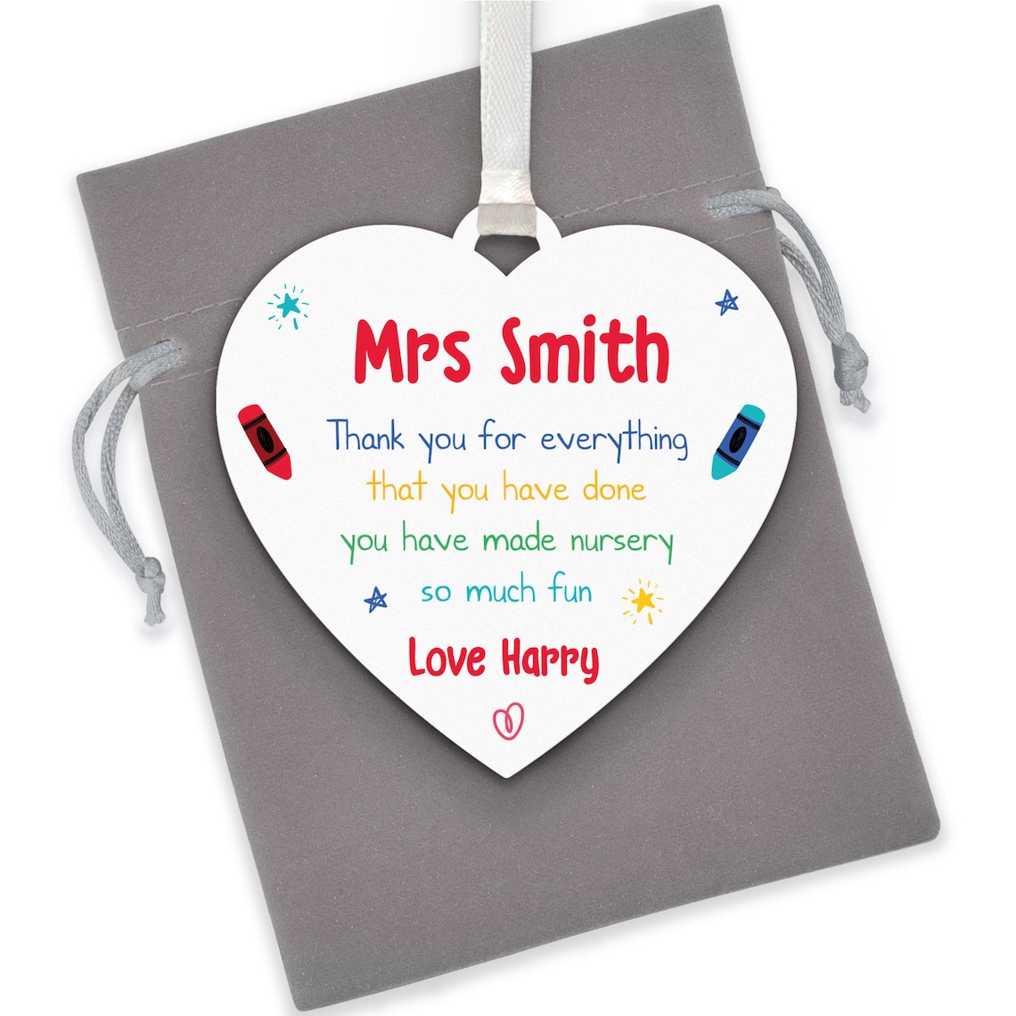 Teacher Gifts Nursery Gifts for Nursery Worker Personalised Etsy UK