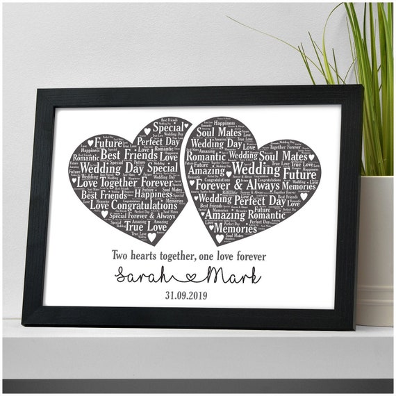Wedding Gift Personalised Wedding Day Gifts for Newlyweds Mr and