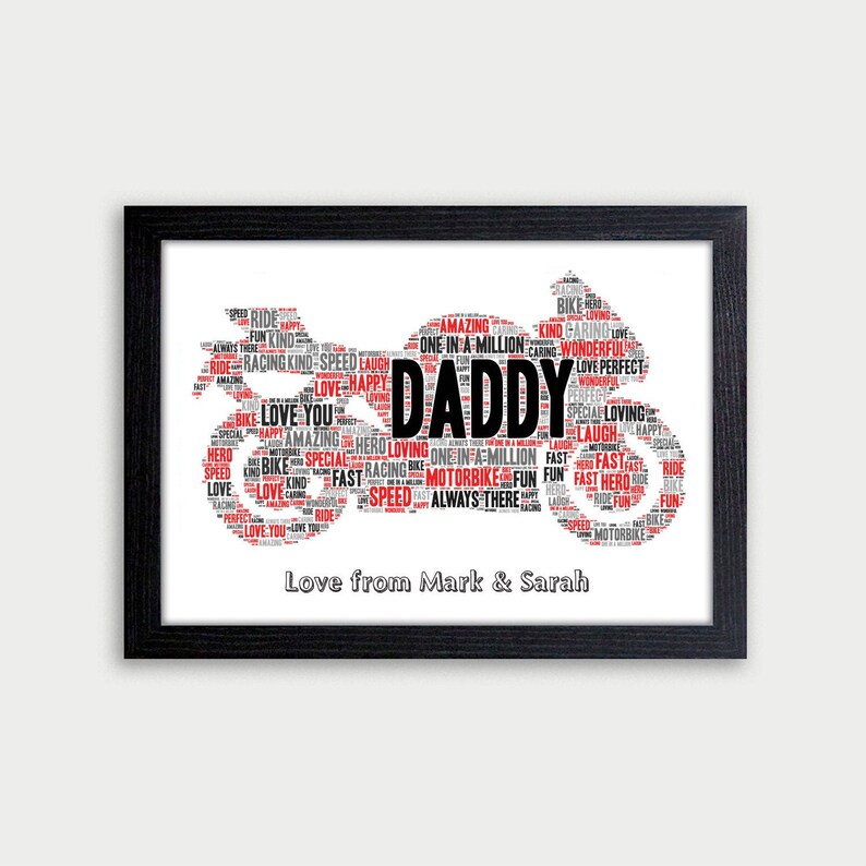 Motorbike Gifts Personalised Motorbike Gifts for Daddy Dad Etsy UK