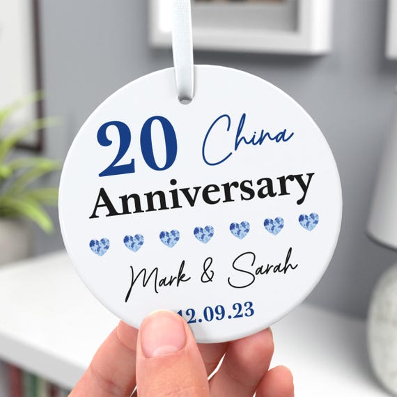 20th Anniversary Gift for Husband Couples | Personalised China