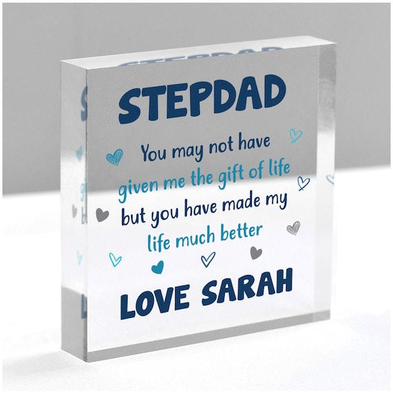 Personalised step store dad gifts