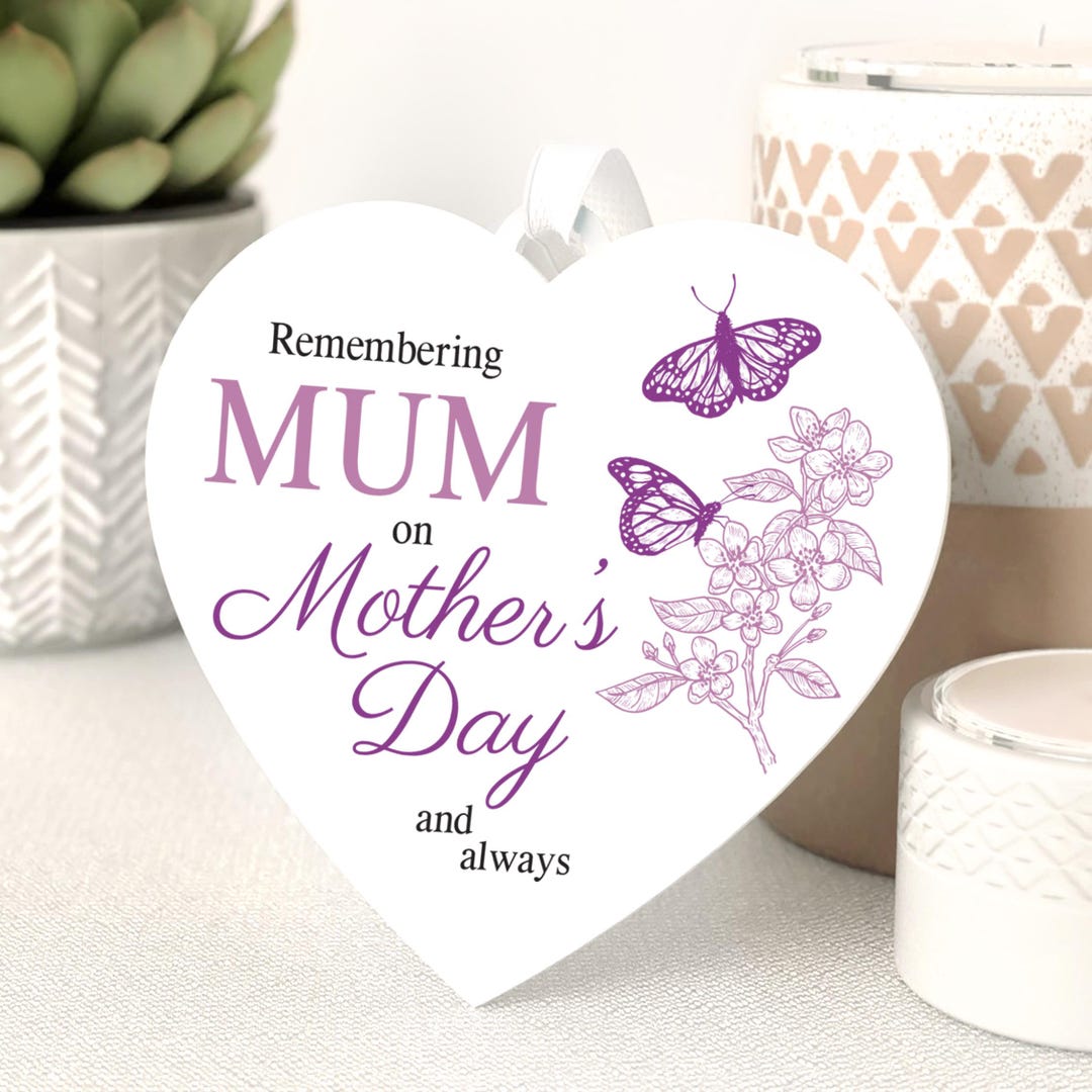 Remembering Mum on Mothers Day Plaque - Personalised Memorial Gifts in ...